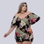 Vestido Feminino Plus Size Estampado Cruzado no Busto - Bellucy Modas