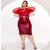 Conjunto Plus Size 3 Peças Saia Top e Cropped 48 ao 52
