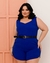 Macaquinho Plus Size Feminino com Cinto 0448 - Bellucy Modas