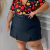 Short Saia Plus Size com Cinto Cintura Alta XXGG veste 54 58 0309 na internet