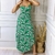 Vestido Feminino Estampado Longo Assimétrico Roupas Feminina - Bellucy Modas