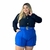 Imagem do Conjunto Plus Size Feminino Blusa Social e Short com Cinto