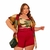 Cropped e Kimono Estampado Feminina Plus Size 48 ao 52