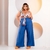 Imagem do Conjunto Feminino Plus Size Calça Pantalona e Cropped 0254