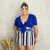 Conjunto Plus Size Blusa Short Saia Roupa Feminina Plus Size - loja online