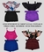 Kit 4 Conjuntos Plus Size Feminino Shorts Cinto Cintura Alta na internet