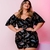 Imagem do Vestido Feminino Moda Plus Size Estampado Ciganinha 48 ao 52