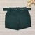 Shorts Plus Size com Cinto Cintura alta GG 2189 - Bellucy Modas