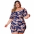 Vestido Feminino Moda Plus Size Estampado Ciganinha 48 ao 52 na internet