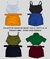 Kit 4 Conjuntos Plus Size Feminino Shorts Cinto Cintura Alta - comprar online