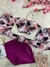 Conjunto Feminino Cropped Bojo Estampado Manga Short 0296