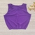 Cropped Feminino Plus Size Liso Com Elastico na Cintura - loja online
