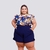 Conjunto Feminino Plus Size Short e Blusa Estampada 0255