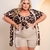 Imagem do Conjunto Plus Size Kimono + Cropped + Short 48 ao 52 - 0291