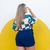 Conjunto Plus Size Cropped Amarrar Short + Cinto Veste 48 52 0139 - comprar online