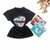 Blusa T-Shirt Feminina Manga Curta Estampa Com Frase - Bellucy Modas