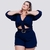 Conjunto Plus Size Cropped Amarrar Short + Cinto Veste 48 52 0139 - loja online