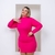 Vestido Feminino Plus Size Tubinho Com Manga Longa 0317 - loja online
