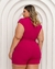 Macaquinho Plus Size C Faixa Fecho em Botoes na Frente 0456 - comprar online