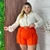 Conjunto Plus Size Feminino Blusa Social e Short com Cinto na internet