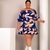 Vestido Feminino Plus Size de Babado Ciganinha Manga Flare 0274