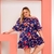 Vestido Plus Size Feminino Ciganinha Rodado Com Babado - loja online