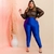 Conjunto Plus Size Blusa Tule Calça Roupas Femininas