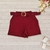 Short Plus Size Liso Com Cinto Removível 0240 na internet