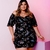 Vestido Plus Size Moda Feminina Plus Size Estampado veste do 48 ao 52