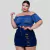 Conjunto Feminino Plus Size Cropped Ciganinha Short Saia na internet