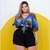 Conjunto Plus Size Cropped Amarrar Short + Cinto Veste 48 52 0139 - Bellucy Modas