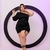 Vestido Plus Size Feminino Justo com Cordão 1 Manga 48 ao 52 0057 - Bellucy Modas