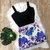 Conjunto Plus Size Cropped Botão Short Saia Estampado Roupas - Bellucy Modas