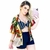 Imagem do Conjunto Feminino Cropped Short Kimono Roupas Femininas