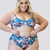 Biquíne Feminino Plus Size e M Cintura alta Com Bojo 0253 na internet