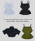 Kit 5 Blusas Femininas Plus Size M ao EGG Roupas Femininas - comprar online