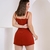 Macaquinho Feminino Short Saia Frente Costas Alça Regulável - comprar online