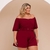 Macaquinho Feminino Plus Size Ciganinha Solto Cinto 48-52 0206 - comprar online