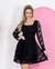 Vestido Feminino Rodado de Renda Roupas Femininas Fim de ano na internet