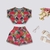 Conjunto Feminino Estampado Short e Cropped 0228 - Bellucy Modas