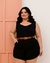 Macaquinho Plus Size Feminino com Cinto 0448