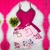 Conjunto Feminino Blusa perolas Short Estampado cinto 0235 - Bellucy Modas