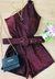 Macaquinho Feminino Lurex Um Ombro Só com Cinto 0294 - comprar online