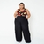Imagem do Conjunto Feminino Plus Size Calça Pantalona e Cropped 0254