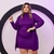 Vestido Plus Size Com Kimono Roupas Femininas GG 1845