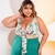 Conjunto Feminino Plus Size Calça Pantalona e Cropped 0254 - loja online
