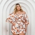 Conjunto Feminino Plus Size Ciganinha Estampado 0259