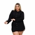 Imagem do Chemise Vestido Plus Size Feminino Com Botões de Manga Longa