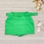 Short Saia Plus Size Frente e Costas/trás com Cinto e Bolso 0071