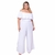 Macacão Plus Size Feminino Pantalona Ciganinha Babado - comprar online